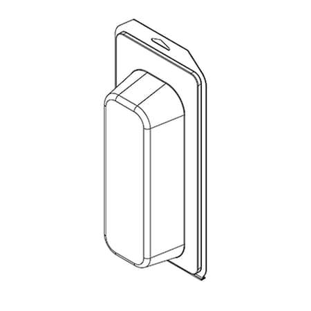 Visipak Thermoform-CLAMSHELL-#661-13.000-6.188-9.375-3.000-2.188-0.020-CLEAR, 250PK 661TF